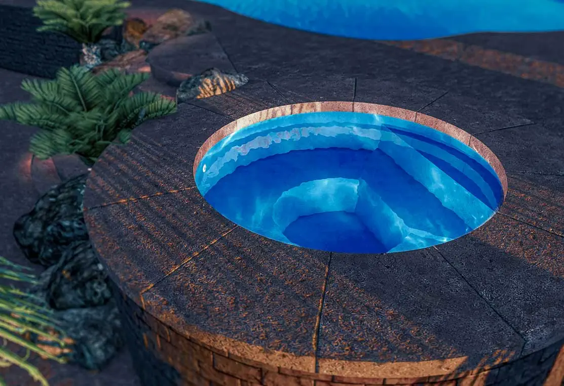 The Savu spa by Aviva Pools