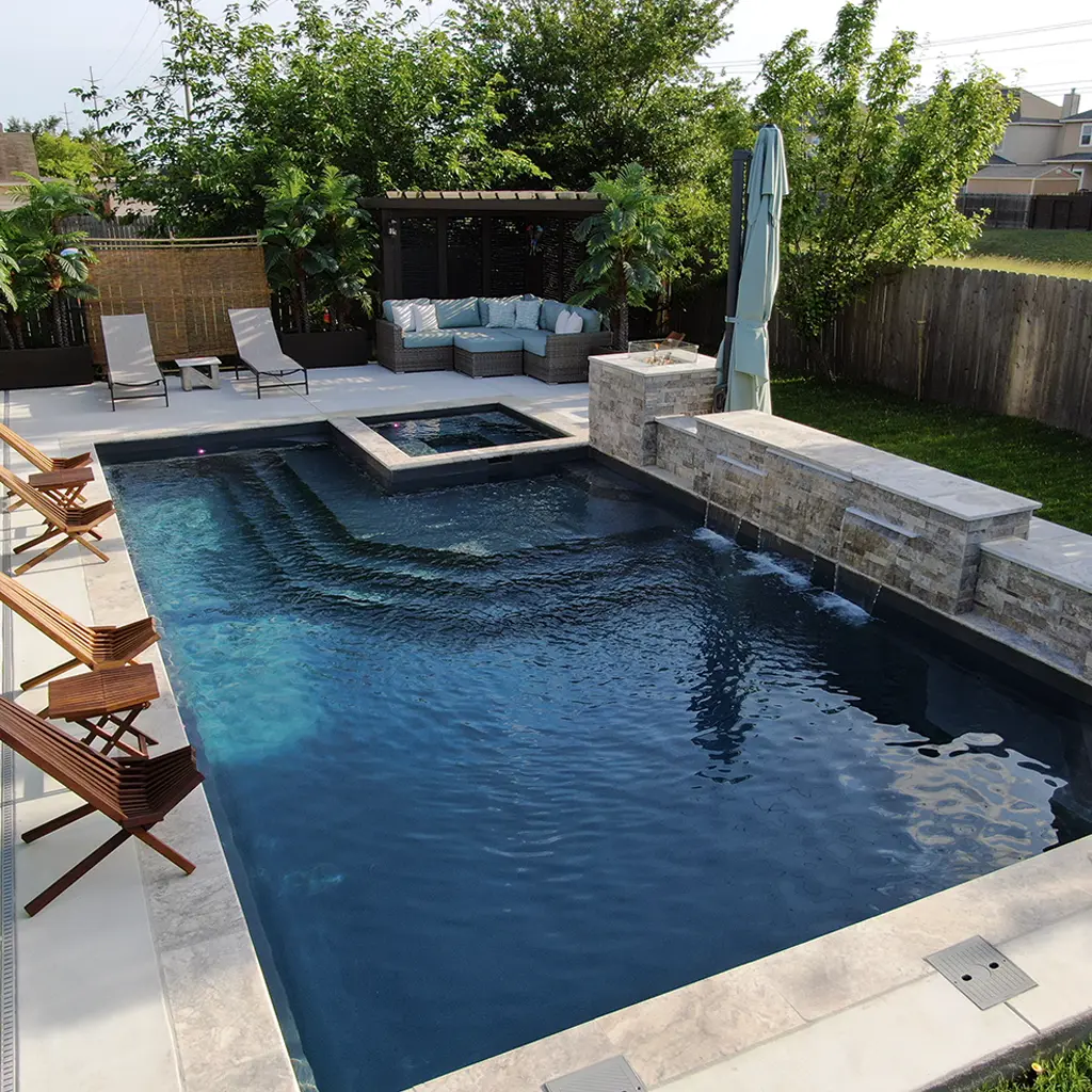 Full-service fiberglass pool installation with a personal touch